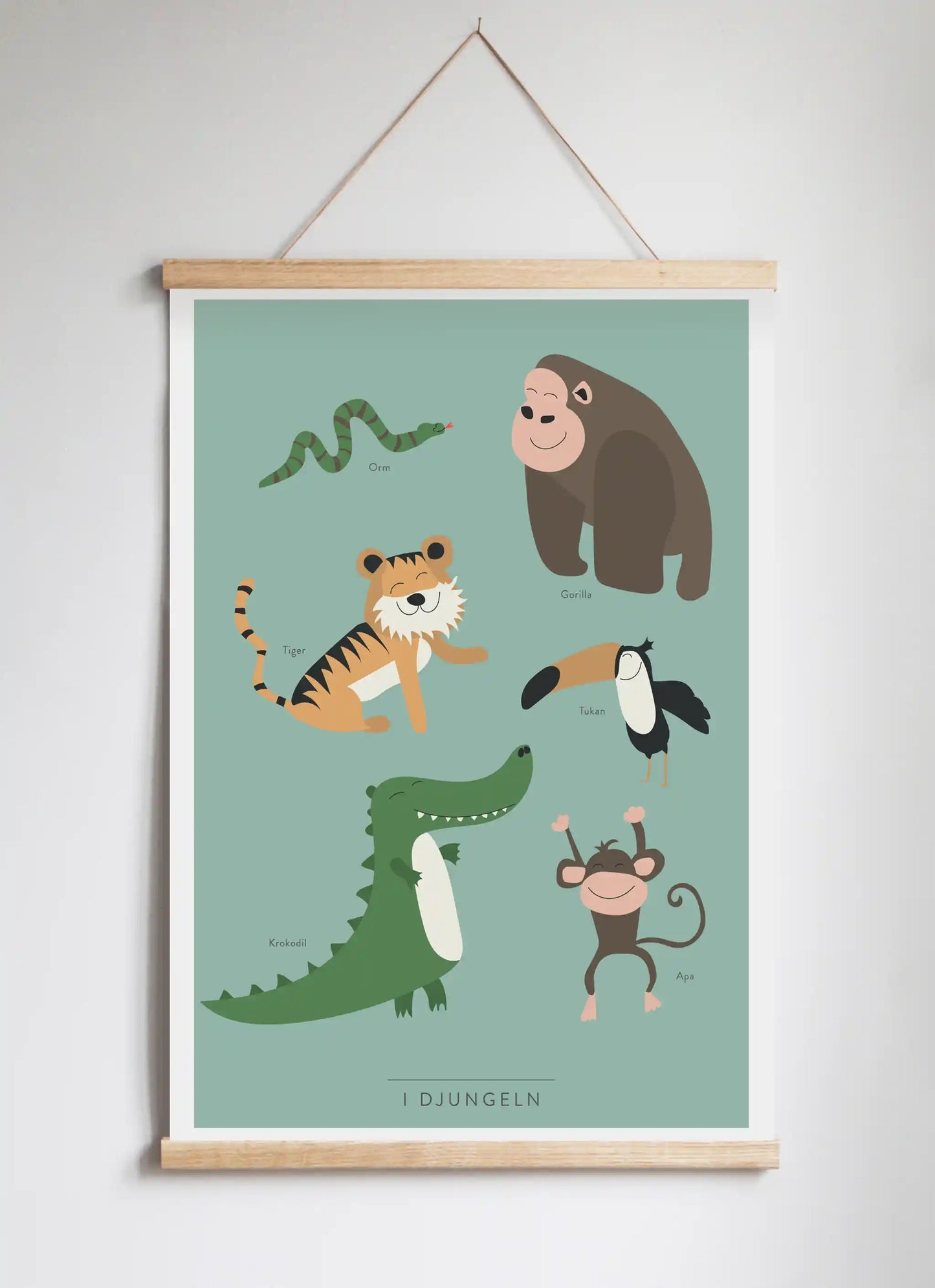 Posterhängare i ek