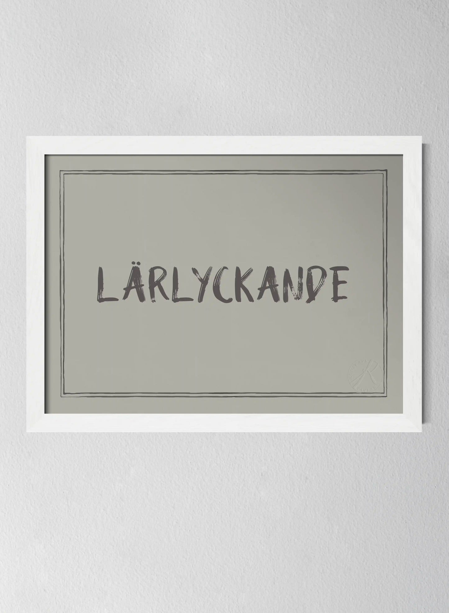 Vit träram Sandwashed Sage