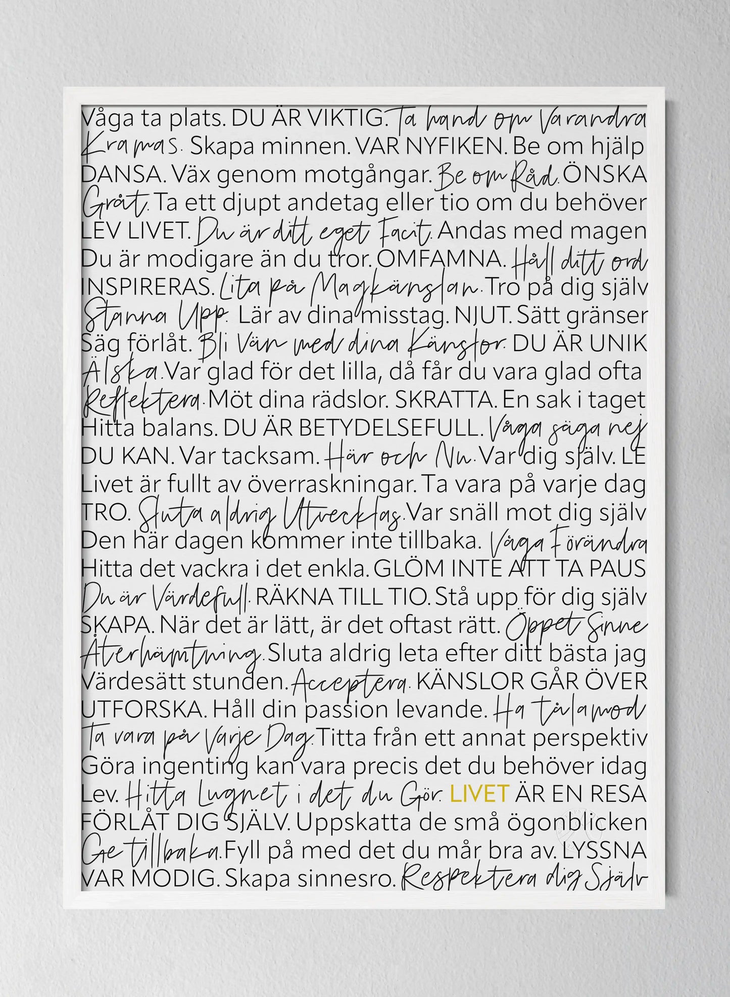 Vit träram