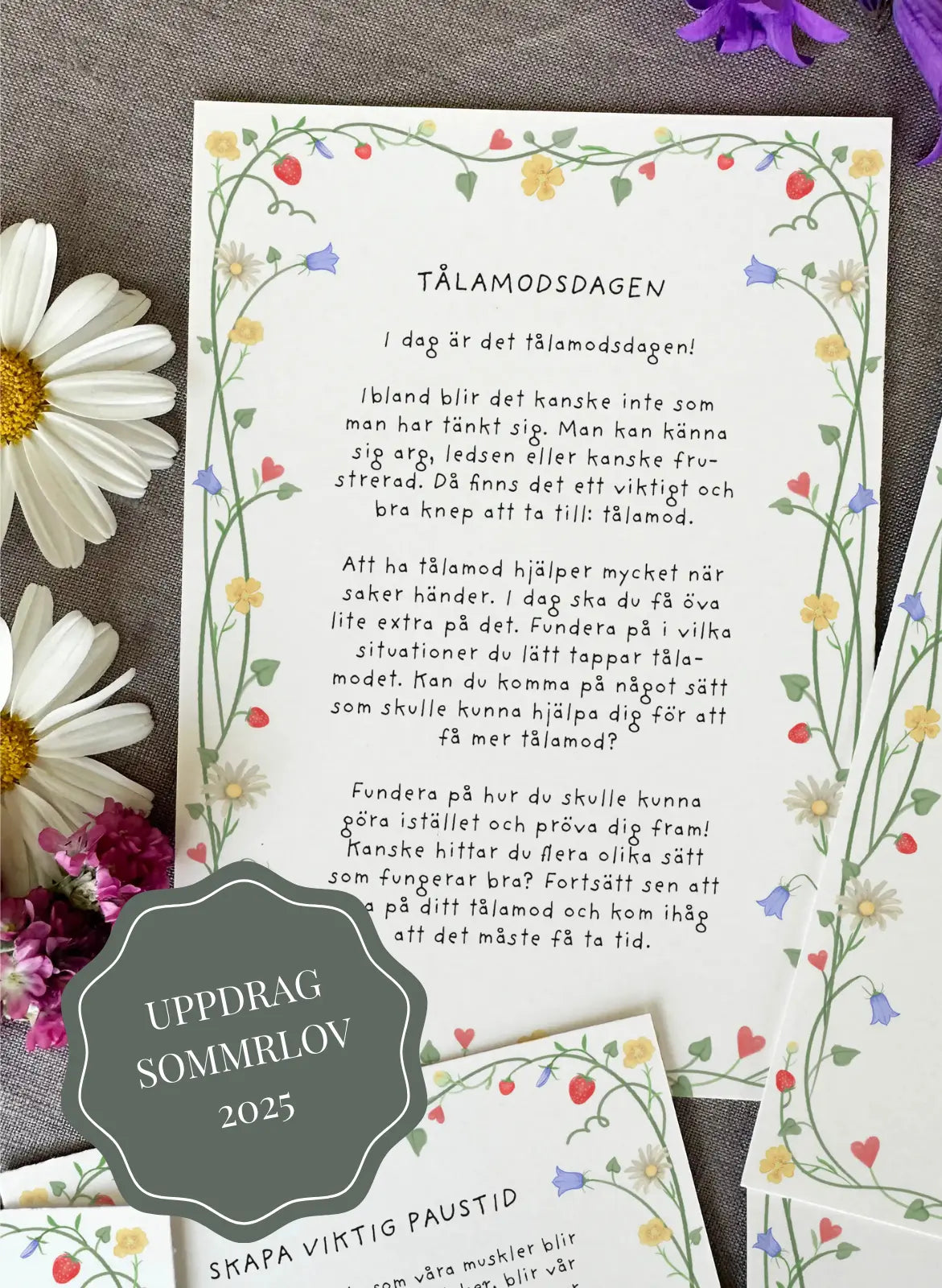 Uppdrag sommarlov