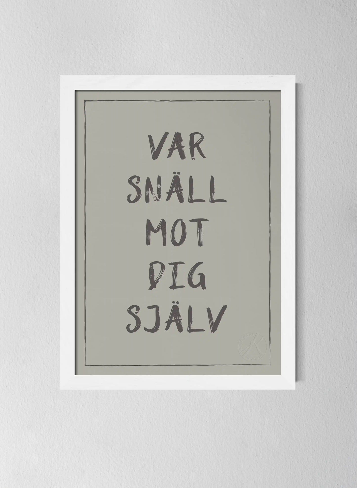 Vit träram Sandwashed Sage