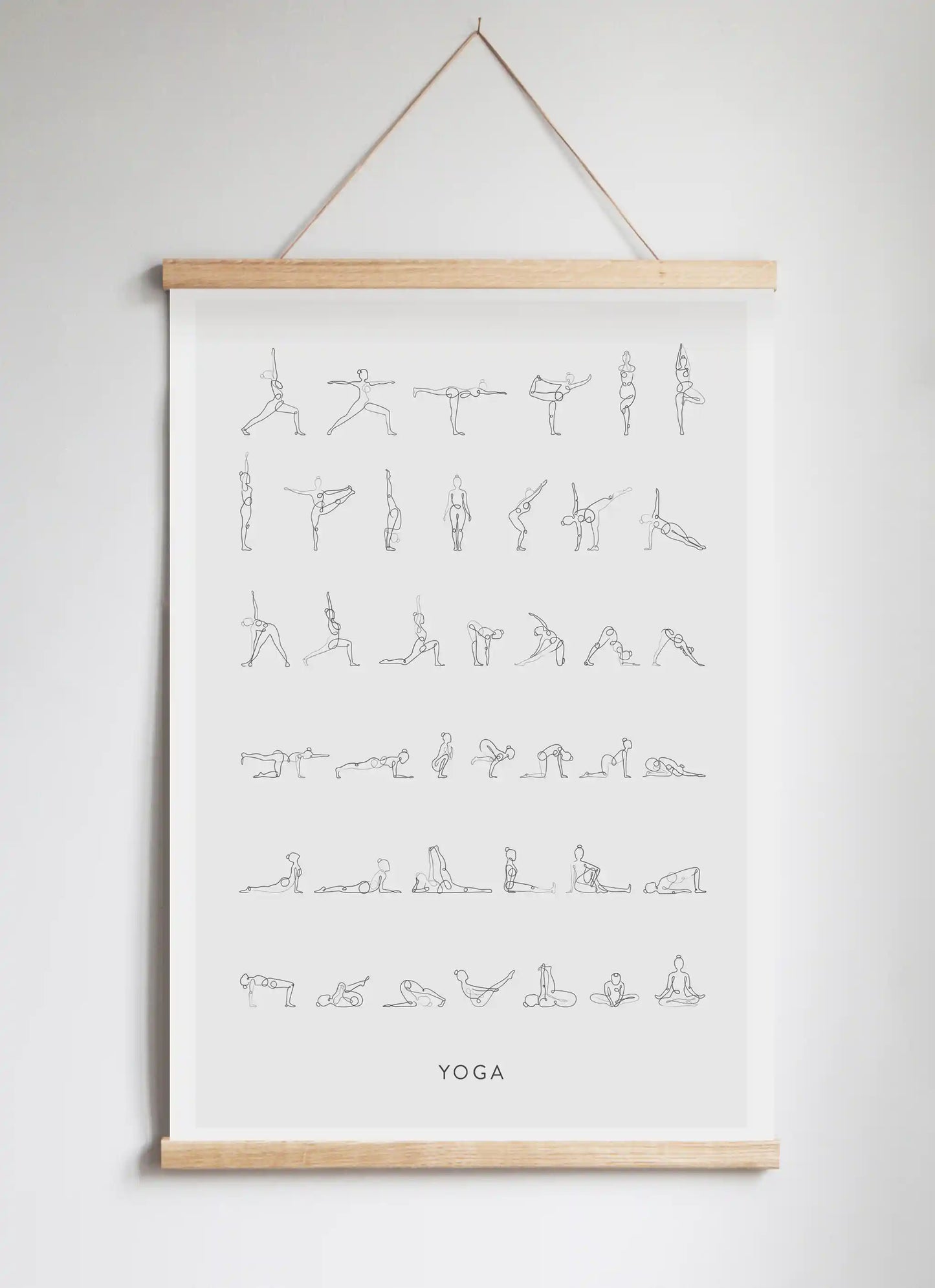 Posterhängare i ek