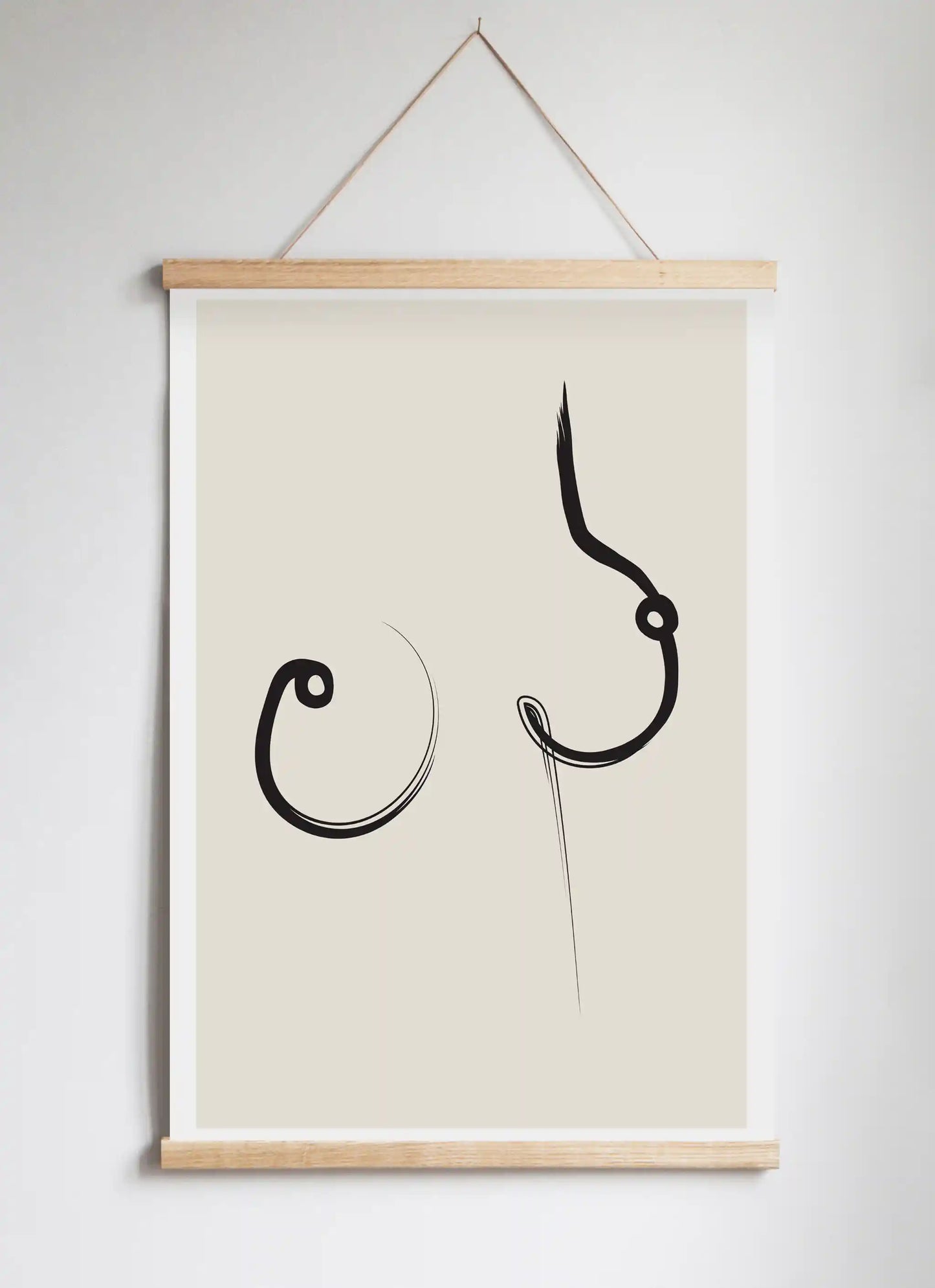Posterhängare i ek