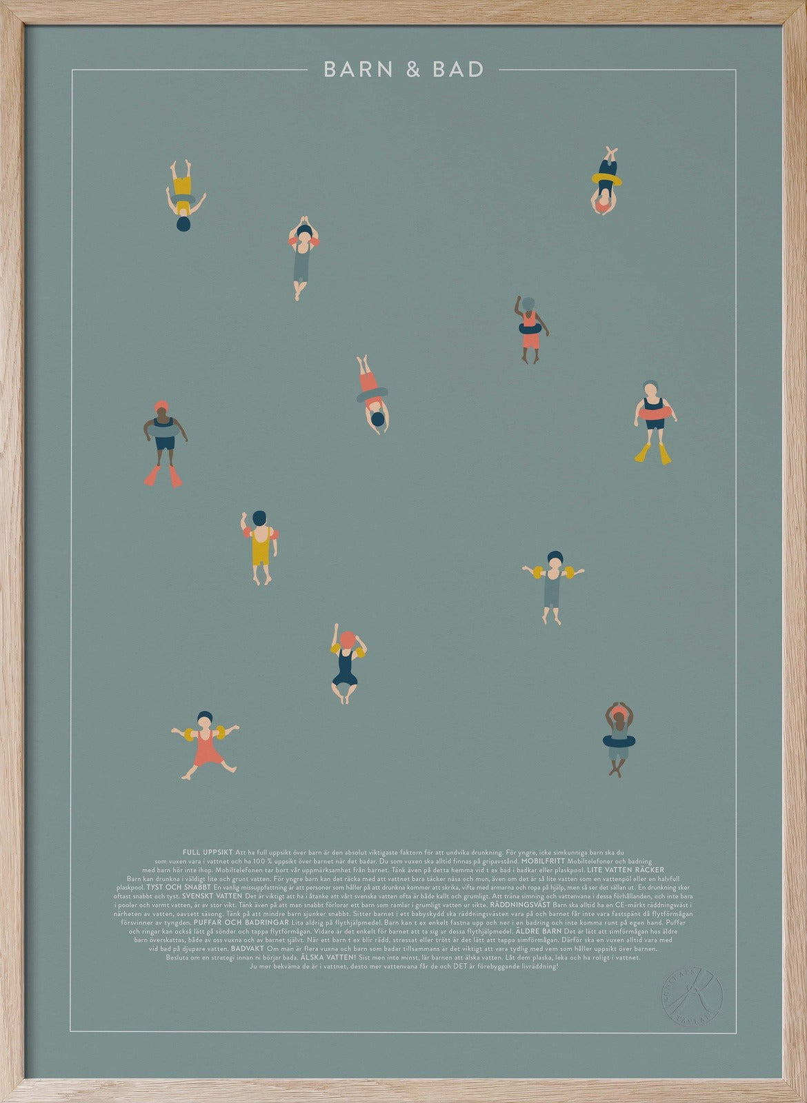 Barn & Bad - Ny design! - Barnposter