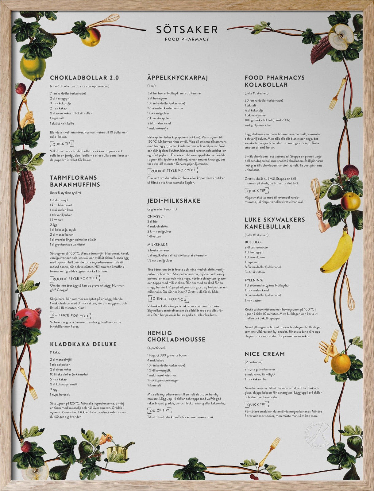 Food Pharmacy Sötsaker - Köksposter