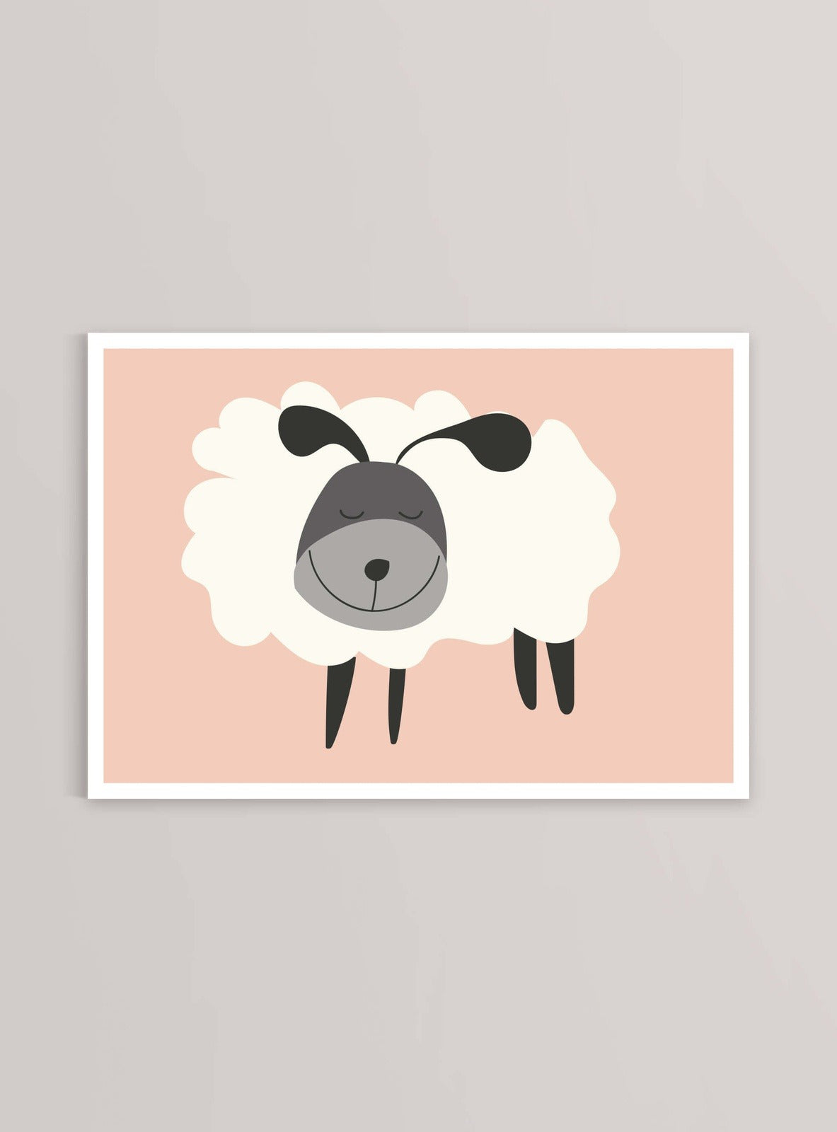 Lamm - Mini print A5 - Kunskapstavlan