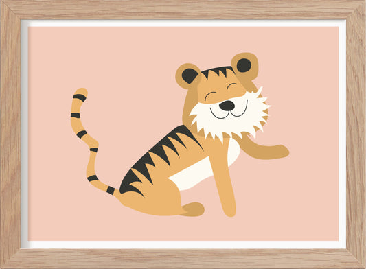 Tiger - Mini print A5 - Kunskapstavlan
