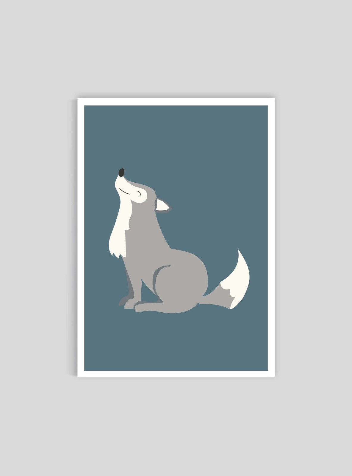 Varg - Mini print A5 - Kunskapstavlan