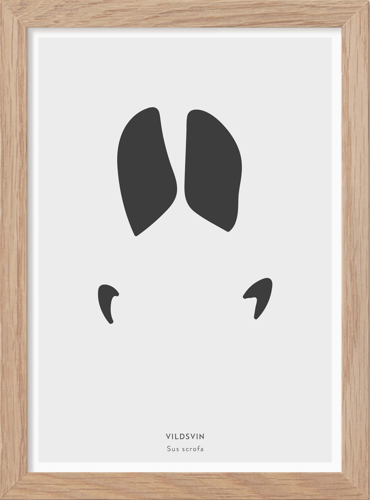 Vildsvinsspår - Mini print A5 - Kunskapstavlan