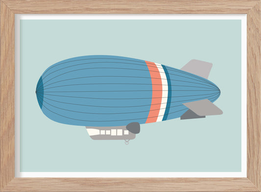 Zeppelinare - Mini print A5 - Kunskapstavlan