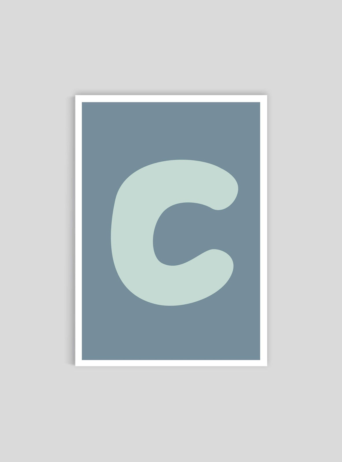 Bokstaven C - Mini print A5 - Kunskapstavlan