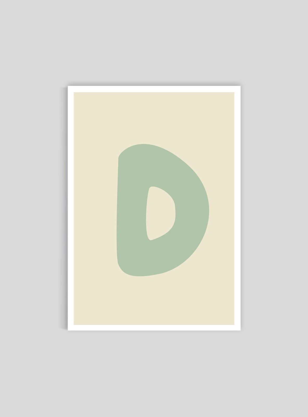 Bokstaven D - Mini print A5 - Kunskapstavlan