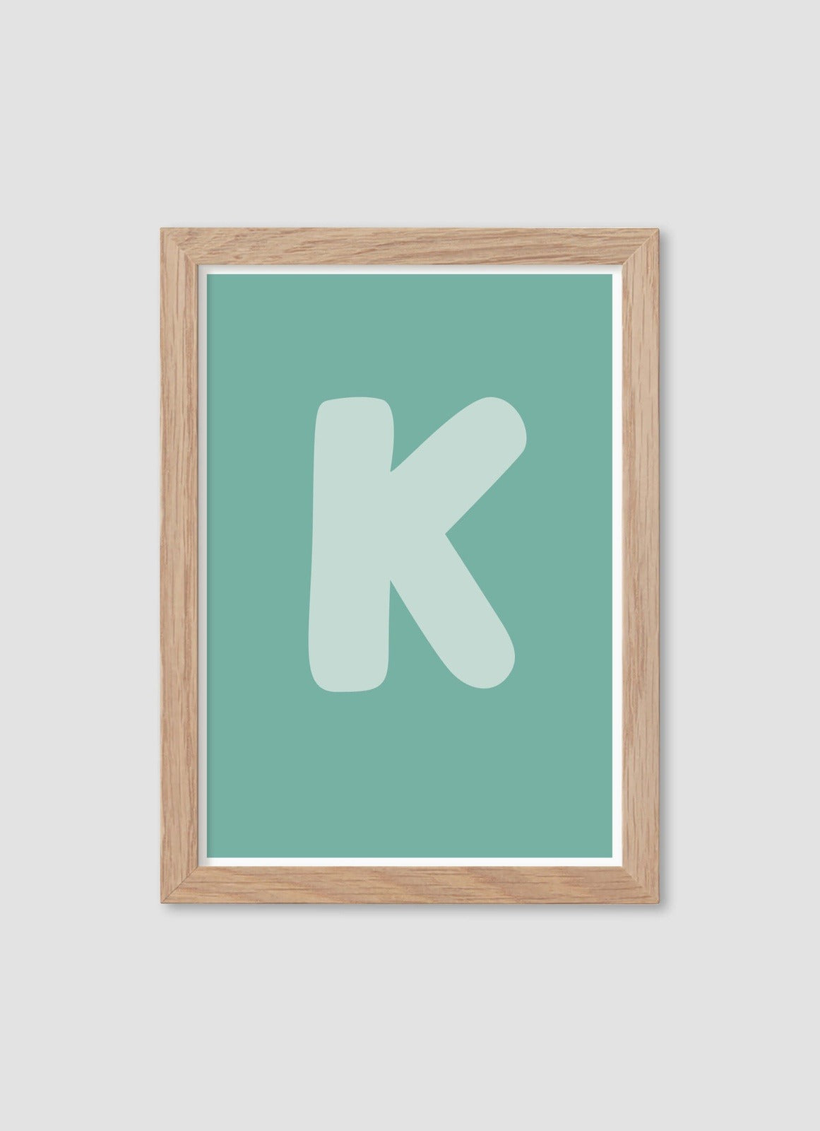 Bokstaven K - Mini print A5 - Kunskapstavlan