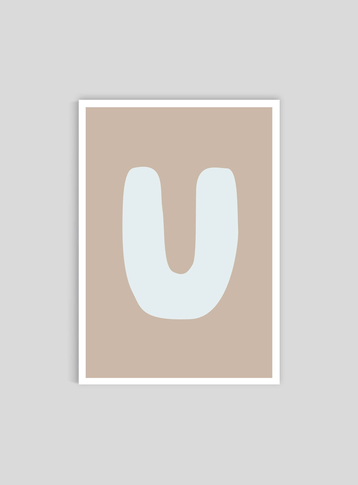 Bokstaven U - Mini print A5 - Kunskapstavlan