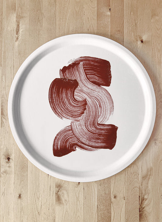 Bricka Swedish Red - Rund