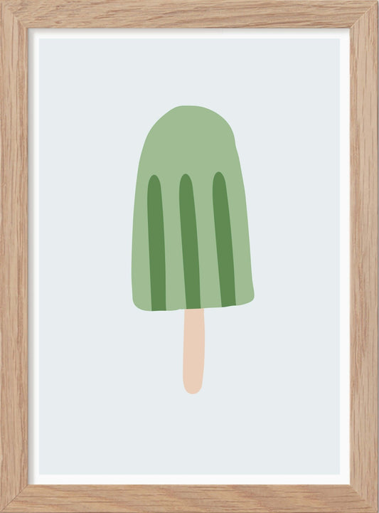 Färgen Grön - Mini print A5 - Kunskapstavlan