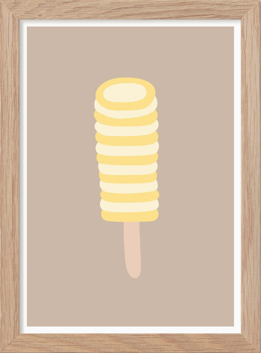 Färgen gul - Mini print A5 - Kunskapstavlan