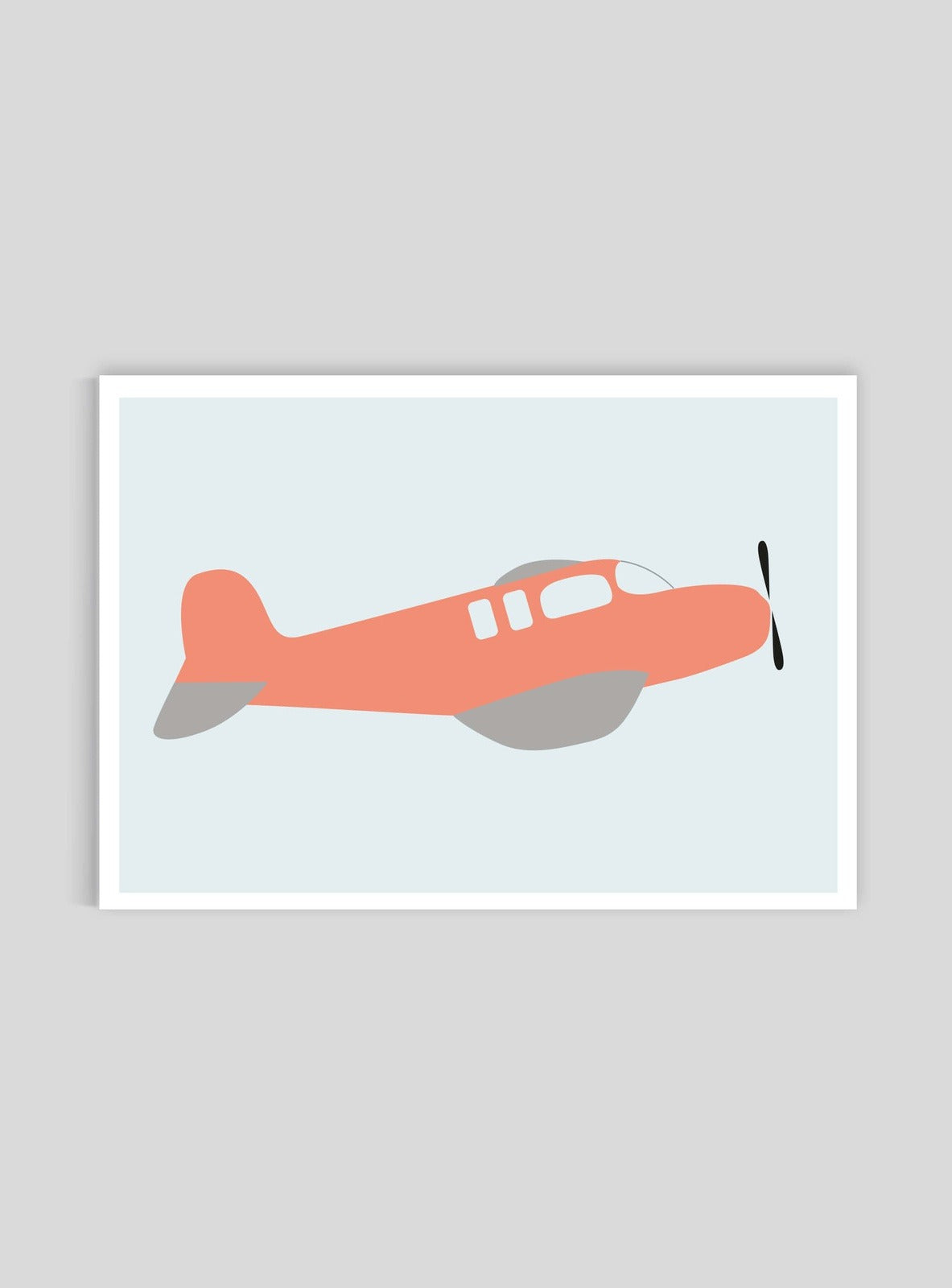 Flygplan - Mini print A5 - Kunskapstavlan