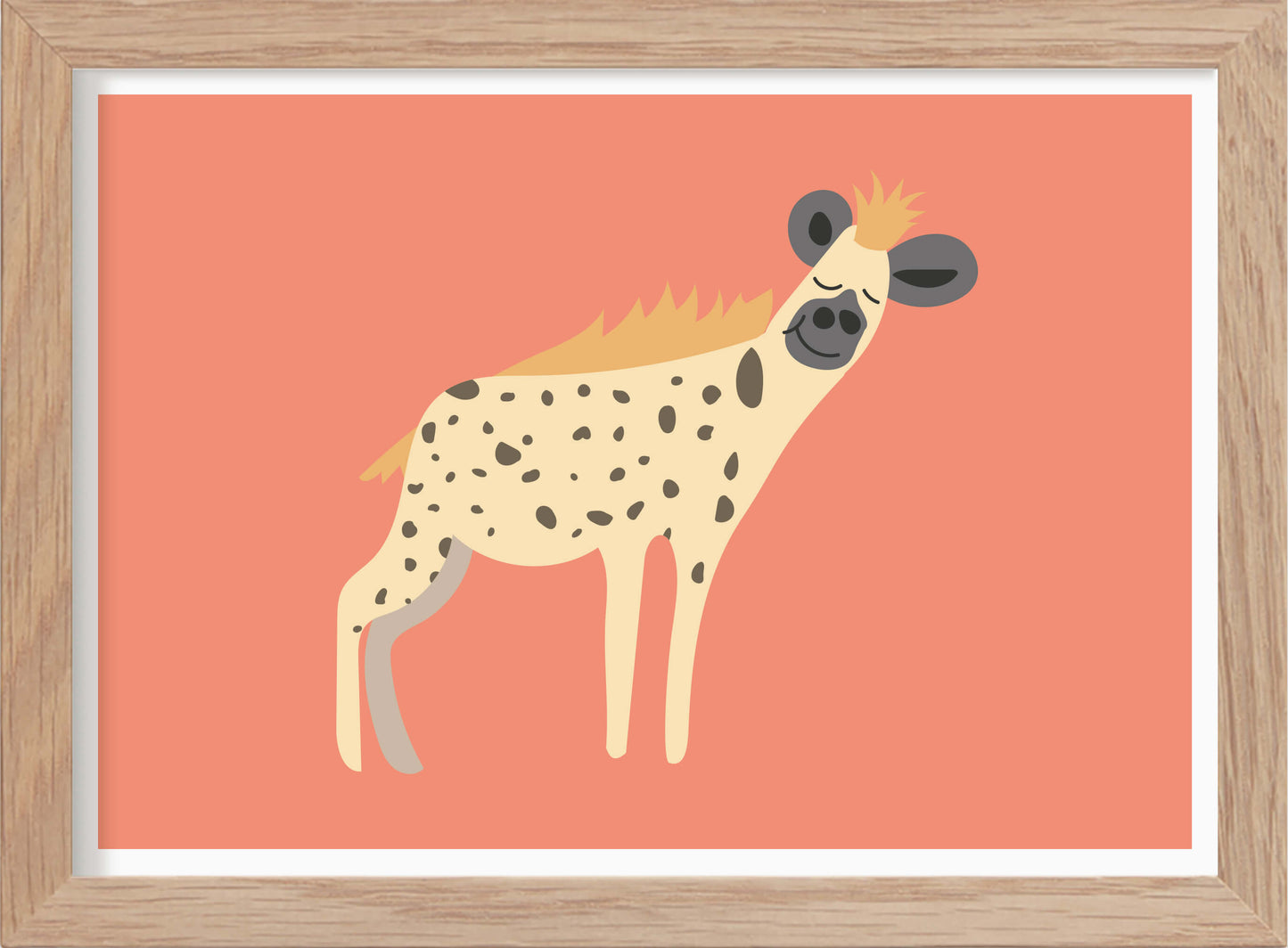 Hyena - Mini print A5 - Kunskapstavlan