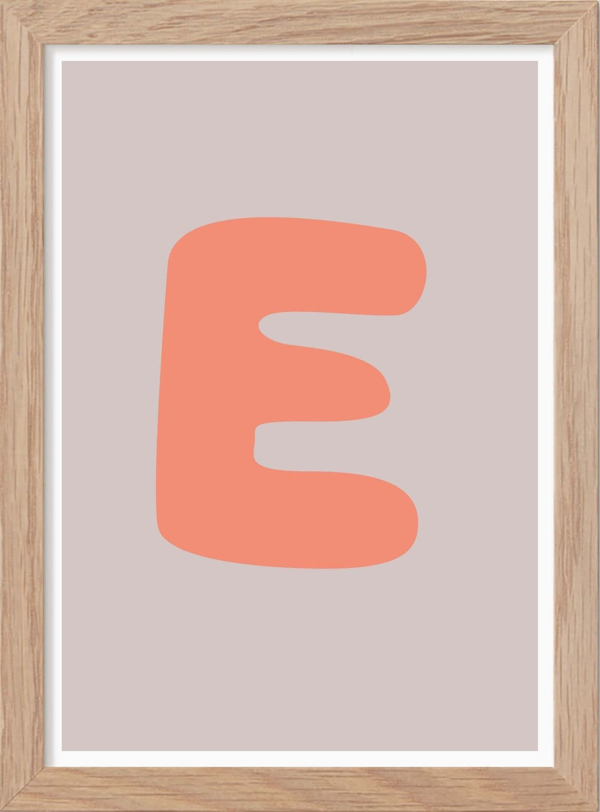 Bokstaven E - Mini print A5 - Kunskapstavlan