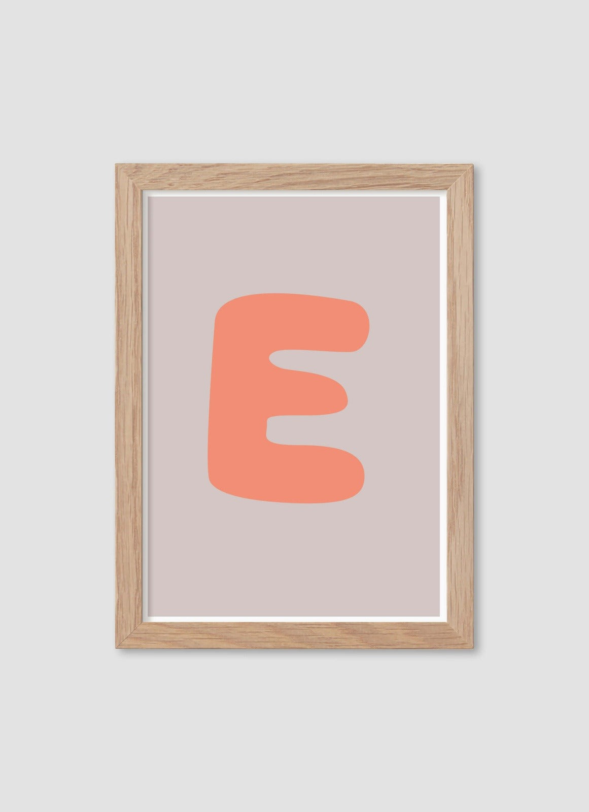 Bokstaven E - Mini print A5 - Kunskapstavlan