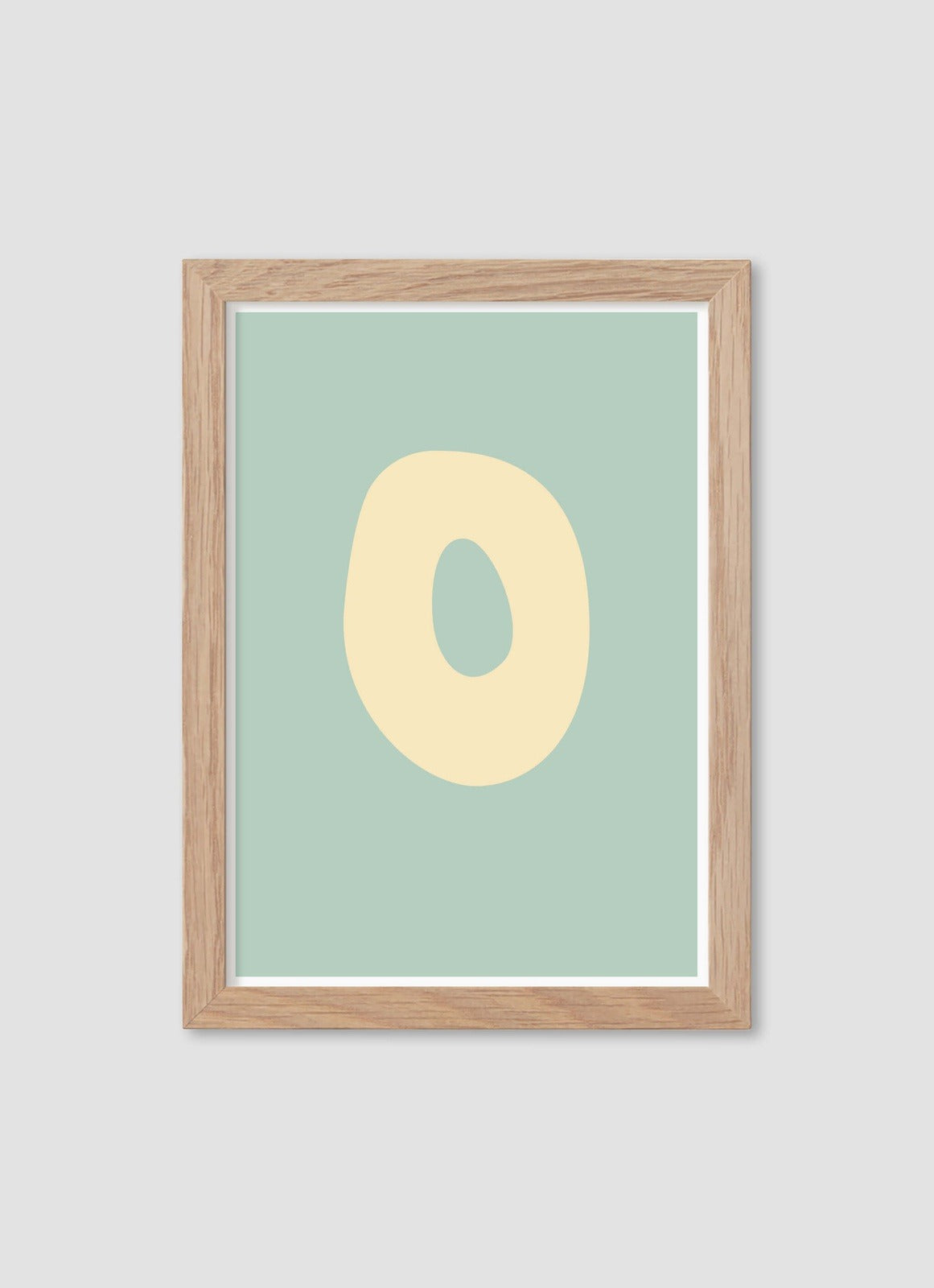 Bokstaven O - Mini print A5 - Kunskapstavlan