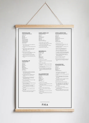 Posterhängare i ek