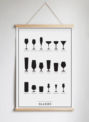 Posterhängare i ek
