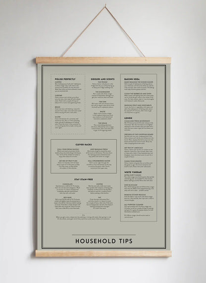 Posterhängare i ek Soft Sage