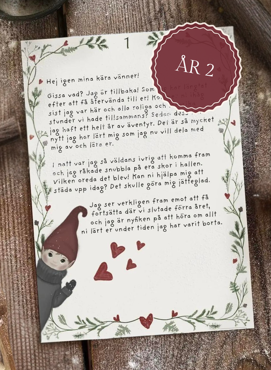 År 2 - Kunskapstavlan® Nissekalender - Nissen är tillbaka