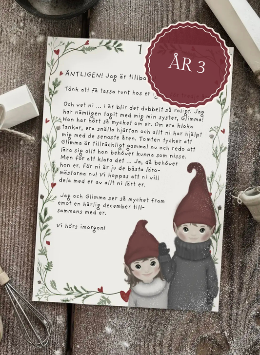 År 3 - Kunskapstavlan® Nissekalender - Nissen är tillbaka, igen!