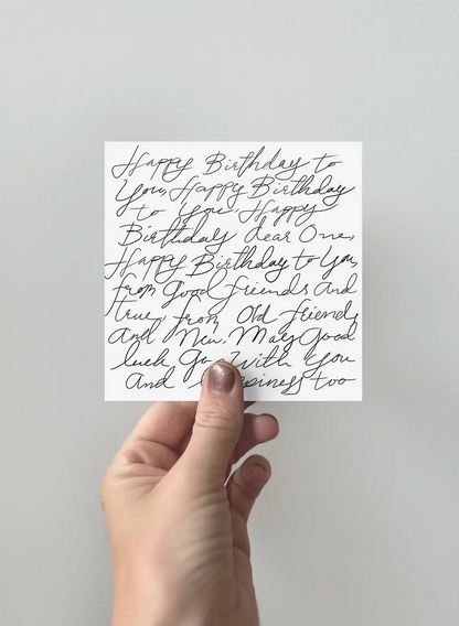 Kort  3-pack - Happy Birthday lyrics