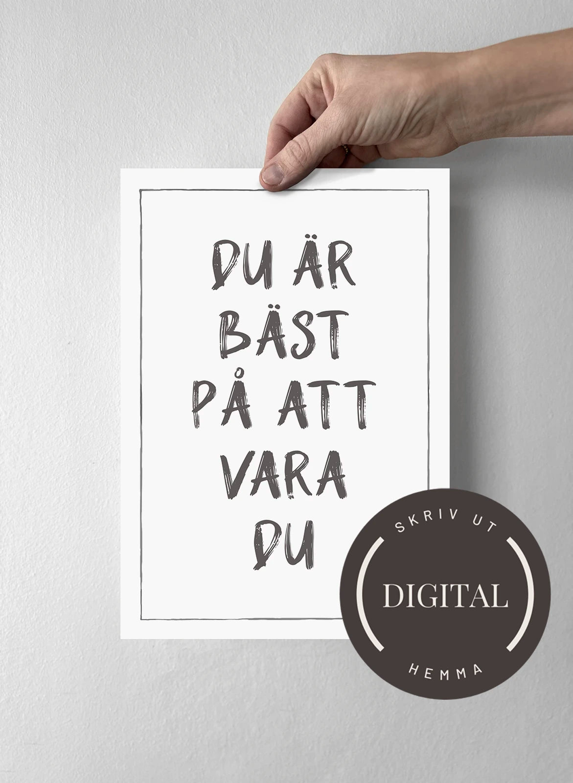 21 x 30 cm - DIGITAL - Skriv ut hemma Off-white