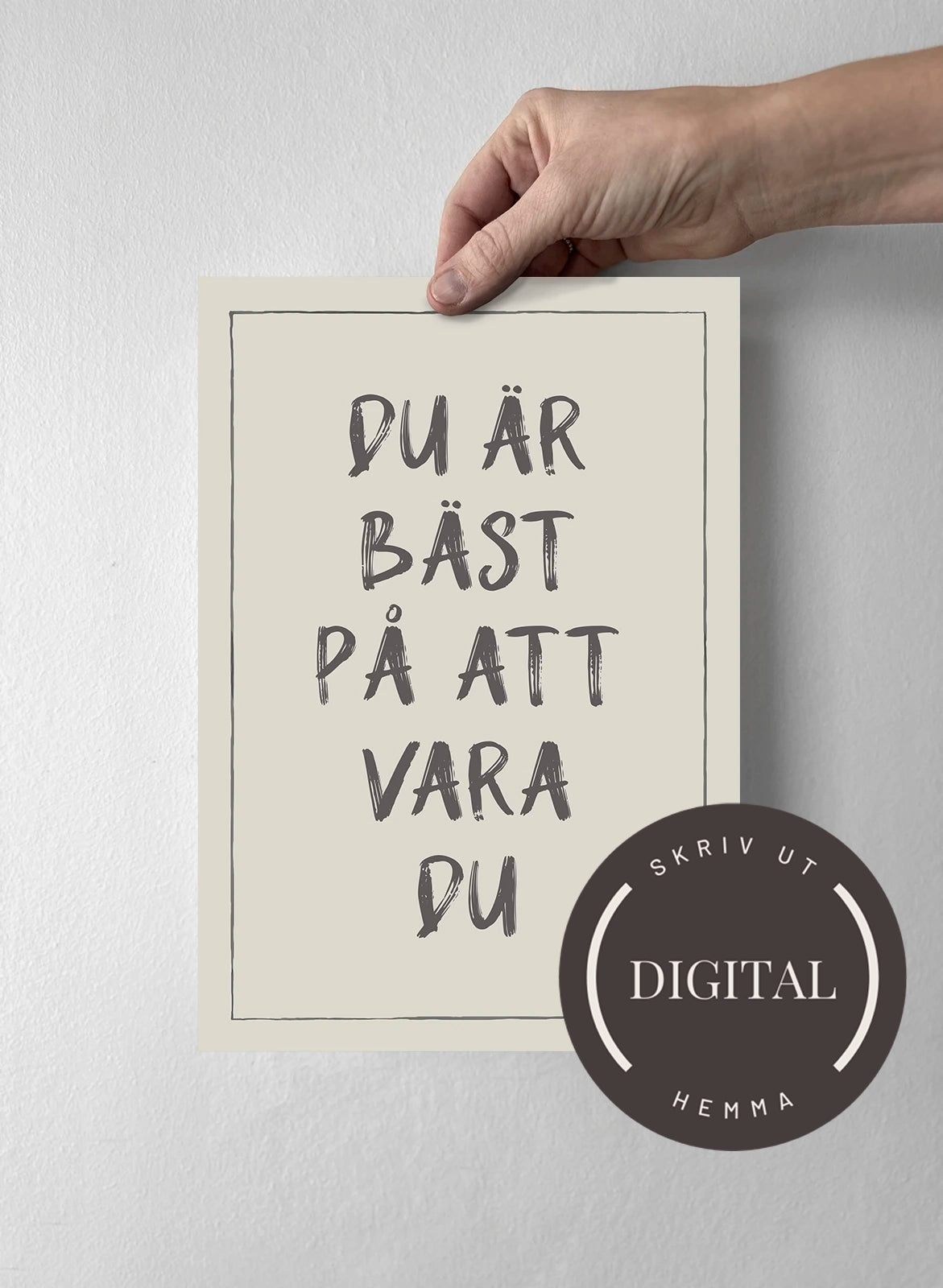 21 x 30 cm - DIGITAL - Skriv ut hemma Pearl Grey