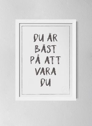 Vit träram Off-white