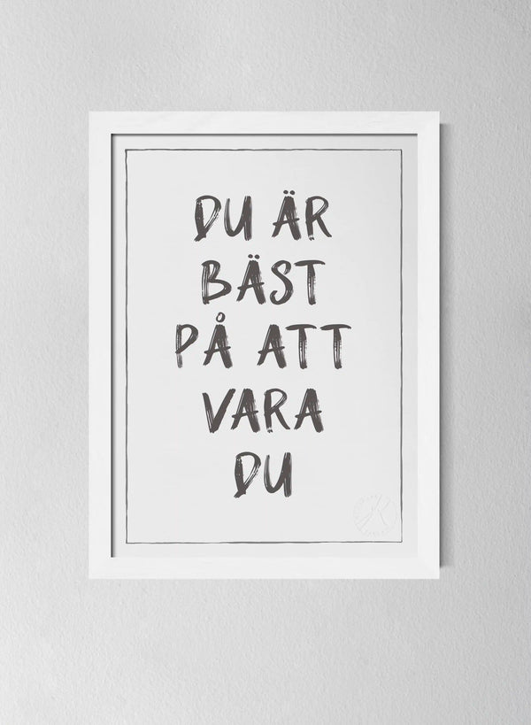 Vit träram Off-white