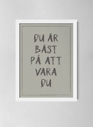 Vit träram Sandwashed Sage