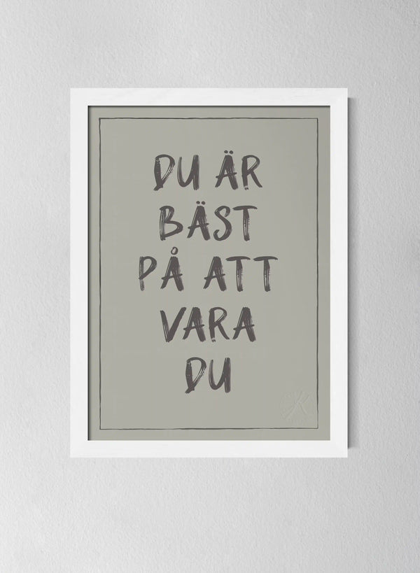 Vit träram Sandwashed Sage
