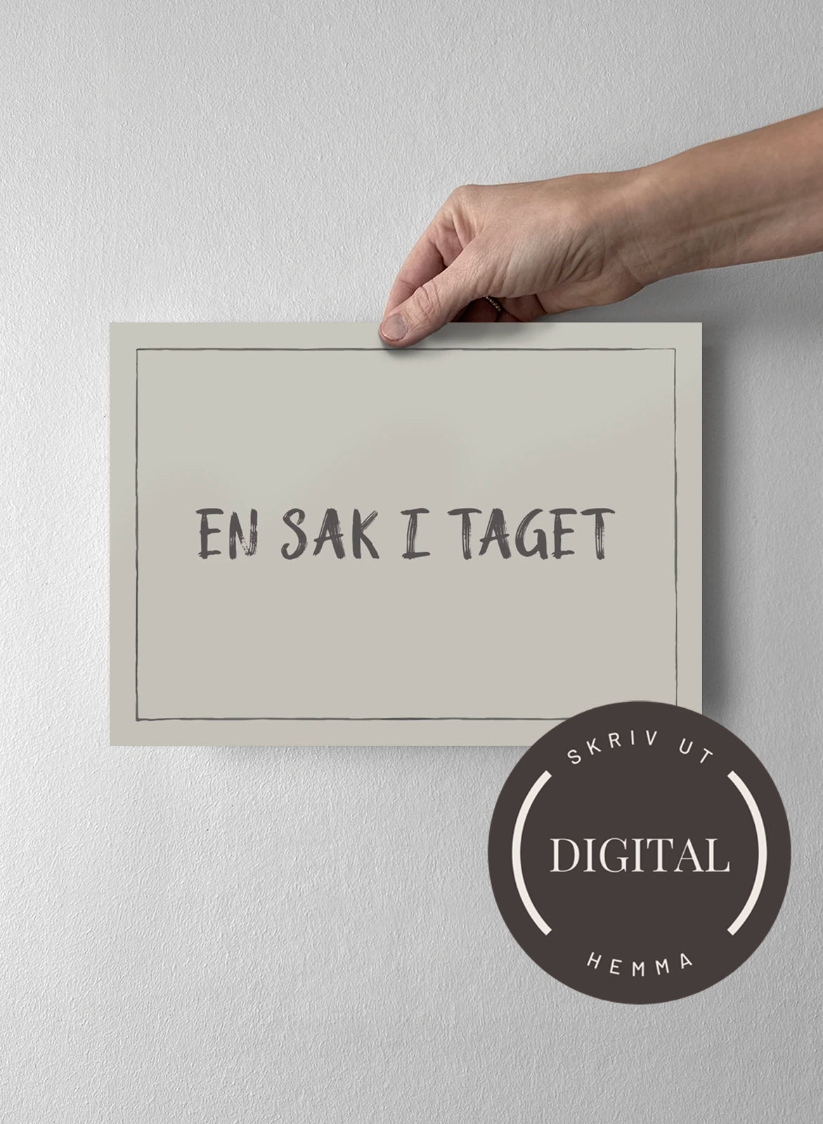 21 x 30 cm - DIGITAL - Skriv ut hemma Pearl Grey