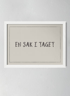 Vit träram Pearl Grey