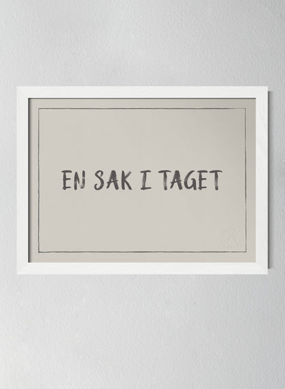Vit träram Pearl Grey