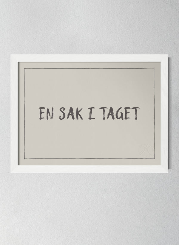 Vit träram Pearl Grey