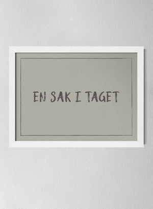 Vit träram Sandwashed Sage