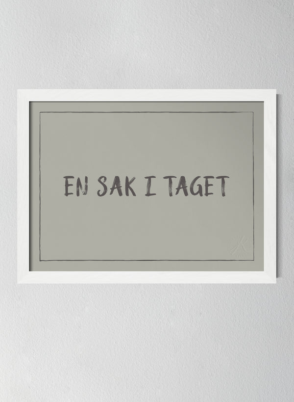 Vit träram Sandwashed Sage