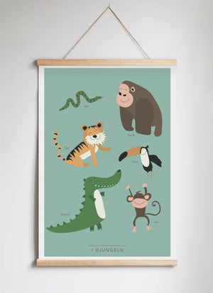 Posterhängare i ek