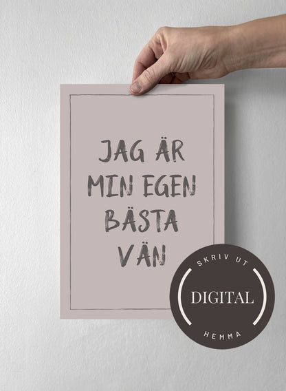 21 x 30 cm - DIGITAL - Skriv ut hemma Misty Blush