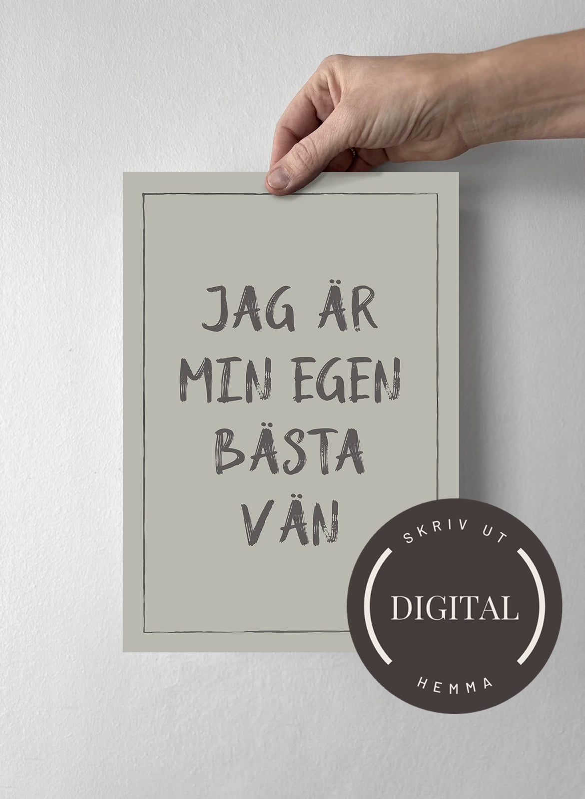 21 x 30 cm - DIGITAL - Skriv ut hemma Sandwashed Sage
