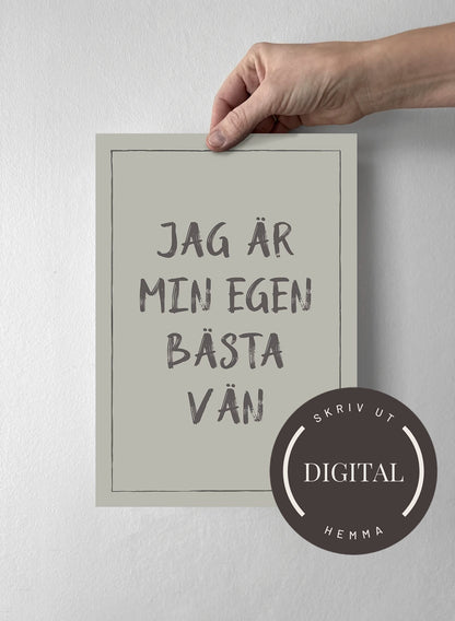 21 x 30 cm - DIGITAL - Skriv ut hemma Sandwashed Sage
