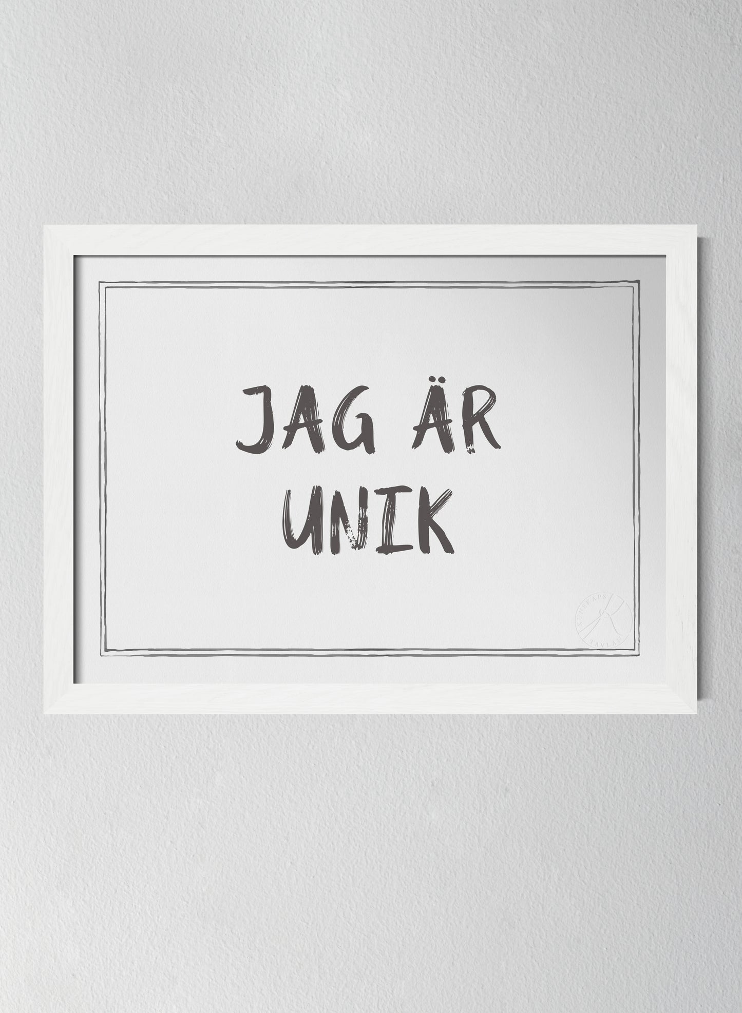 Vit träram Off-white
