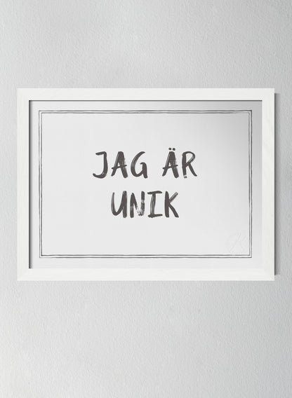 Vit träram Off-white